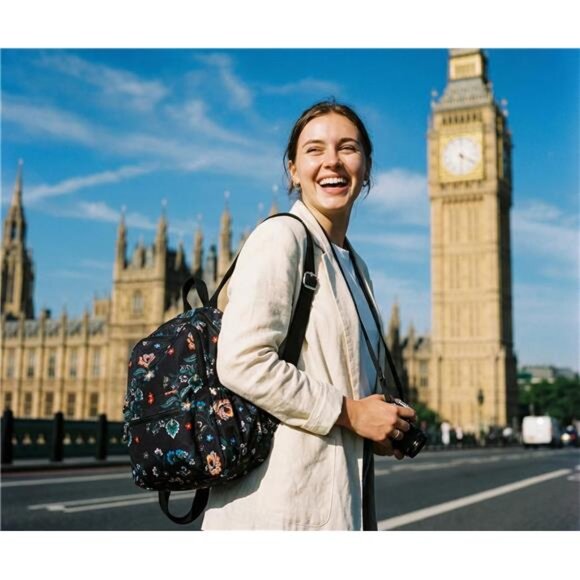 Mini Backpack Purse for Women,Small Nylon backpacks for Ladies Backpacks Women